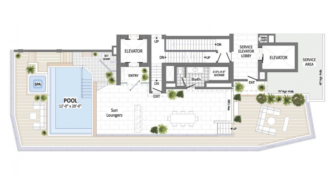 #1003 Sky Villa Unit, Aqua Bay Seven Mile Beach with APPROVED PLANNING - Image 7