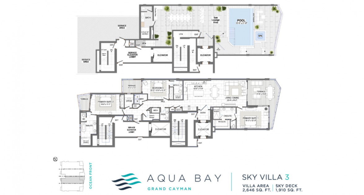 #1003 Sky Villa Three Aqua Bay on a Flawless Stretch of Seven Mile Beach, Approved Planning - Image 4