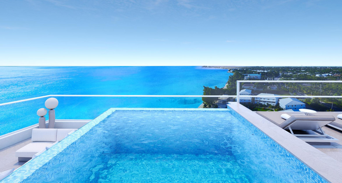#1004 Sky Villa 4 Corner Unit Aqua Bay on a Flawless Stretch of Seven Mile Beach, Approved Planning - Image 11