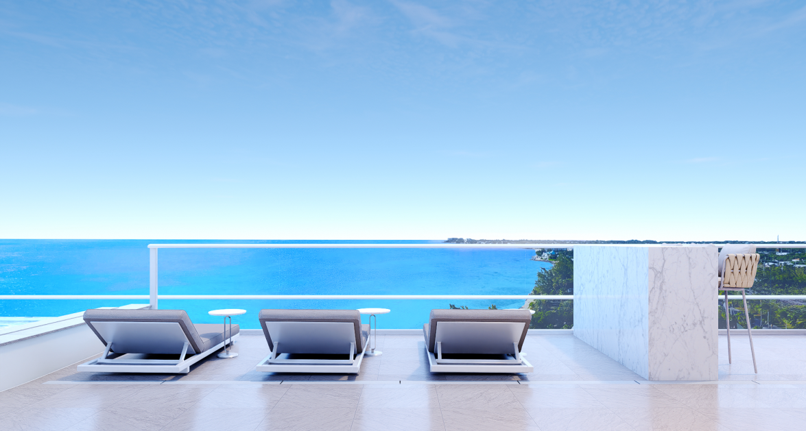 #1004 Sky Villa 4 Corner Unit Aqua Bay on a Flawless Stretch of Seven Mile Beach, Approved Planning - Image 2