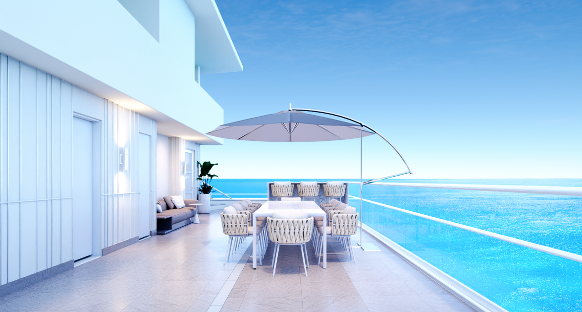 #1004 Sky Villa 4 Corner Unit Aqua Bay on a Flawless Stretch of Seven Mile Beach, Approved Planning - Image 19