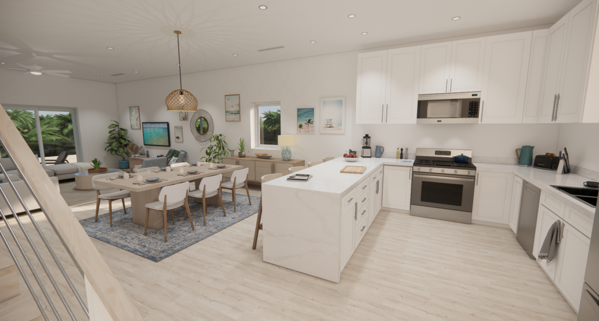 Conch Point Landing Unit 12 | Three-Level Townhome with Rooftop Terrace - Image 2