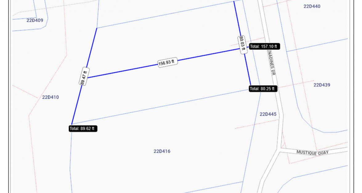 Mustique Cove Canal Lot