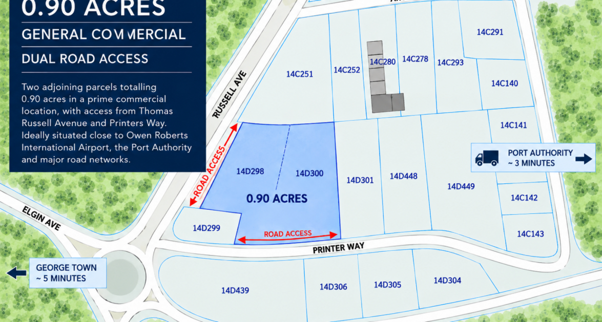 PRIME COMMERCIAL DEVELOPMENT SITE WITH DUAL ROAD ACCESS | 0.90 ACRE
