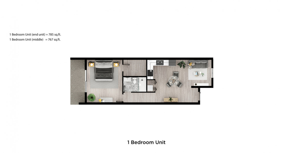 #3 RIA DEVELOPMENT | 1 BED - Image 10