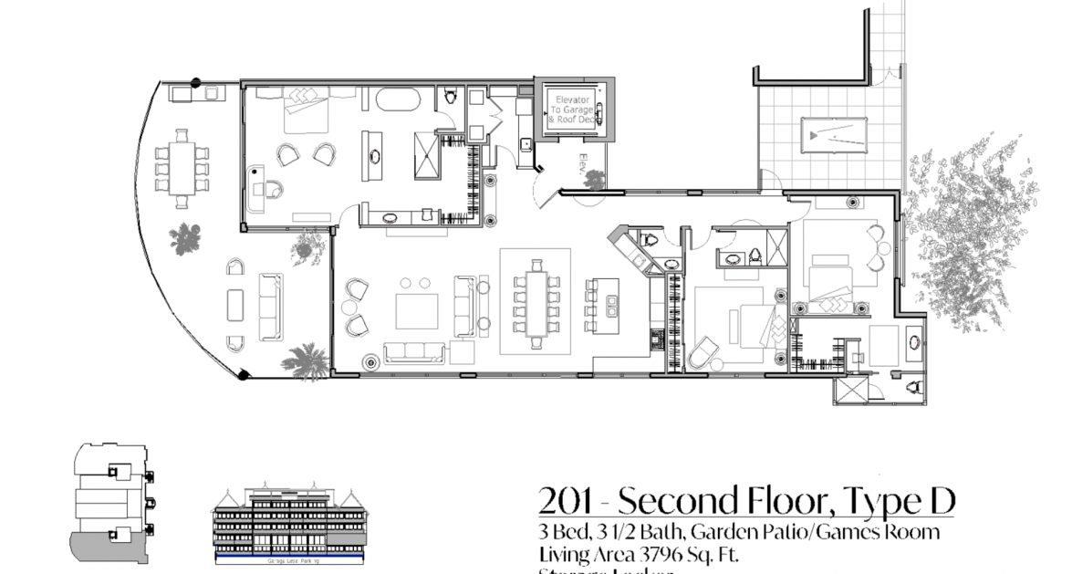 Serrana Residence 201 - Second Floor Corner - Image 3