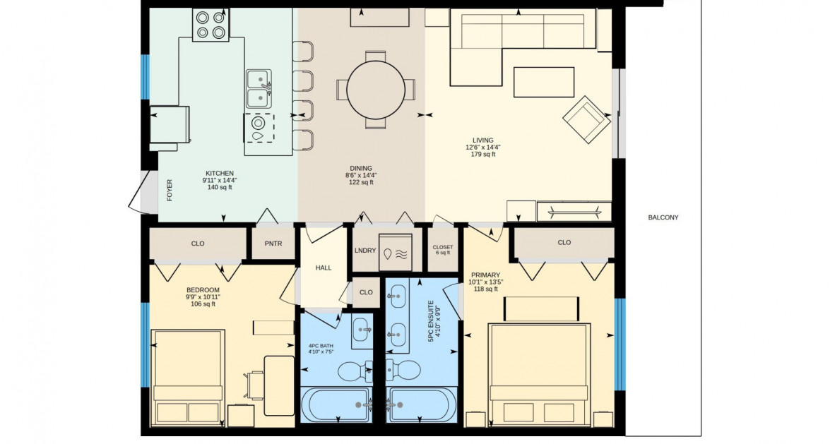 Two Bedroom @ Portofino - Image 15